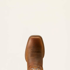 Ricochet Wide Square Toe Cowboy Boot Men - WEATHERED CHESTNUT