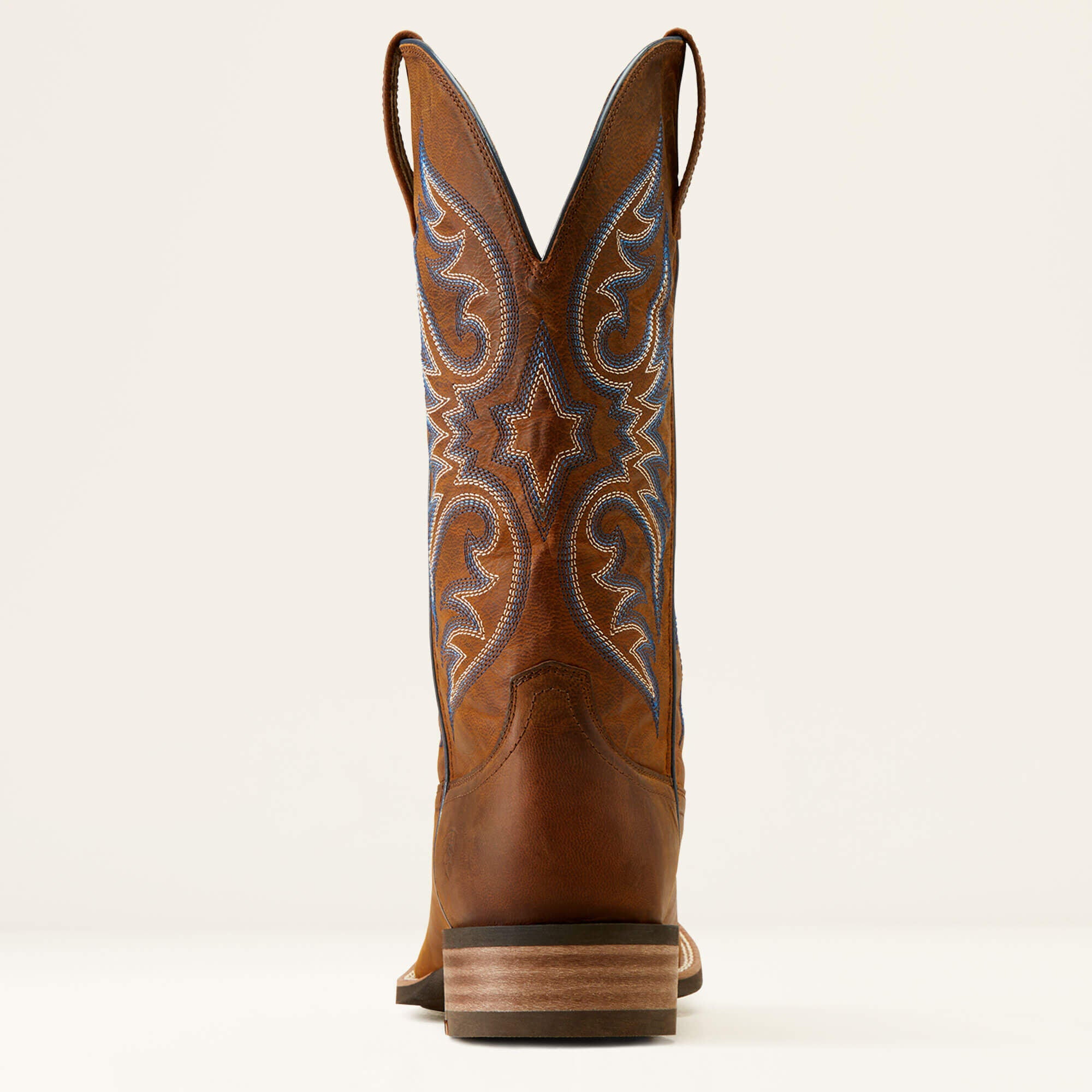 Ricochet Wide Square Toe Cowboy Boot Men - WEATHERED CHESTNUT
