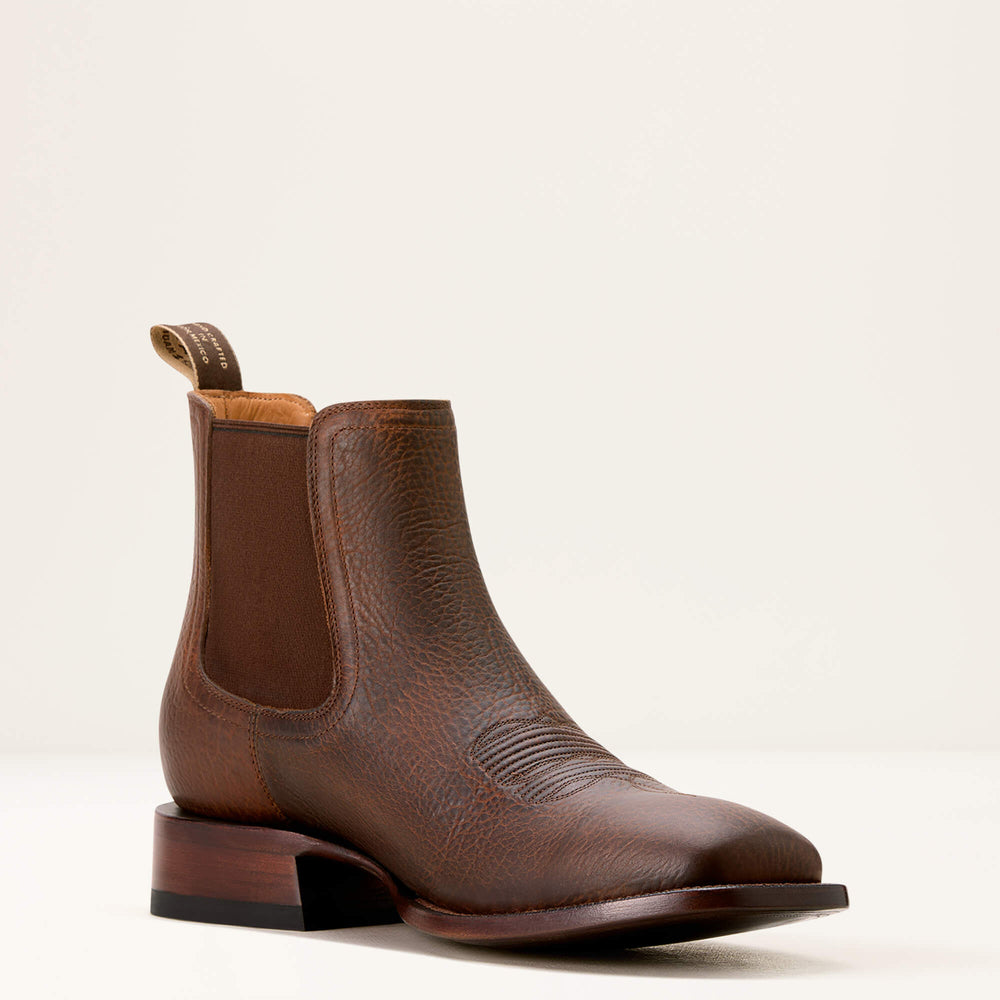 Bench Made Younger Western Boot Men - SADDLE BROWN BISON