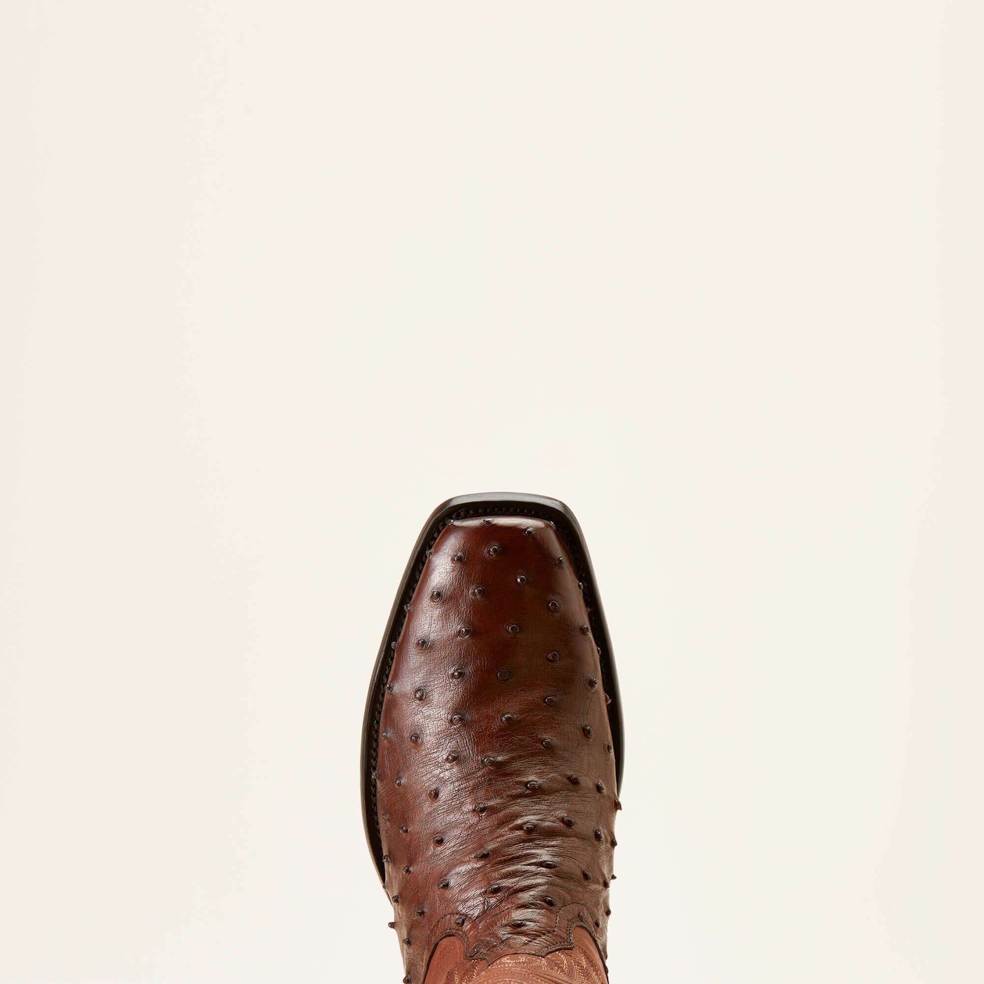 Bench Made Stilwell Western Boot Men - BOURBON FULL QUILL OSTRICH