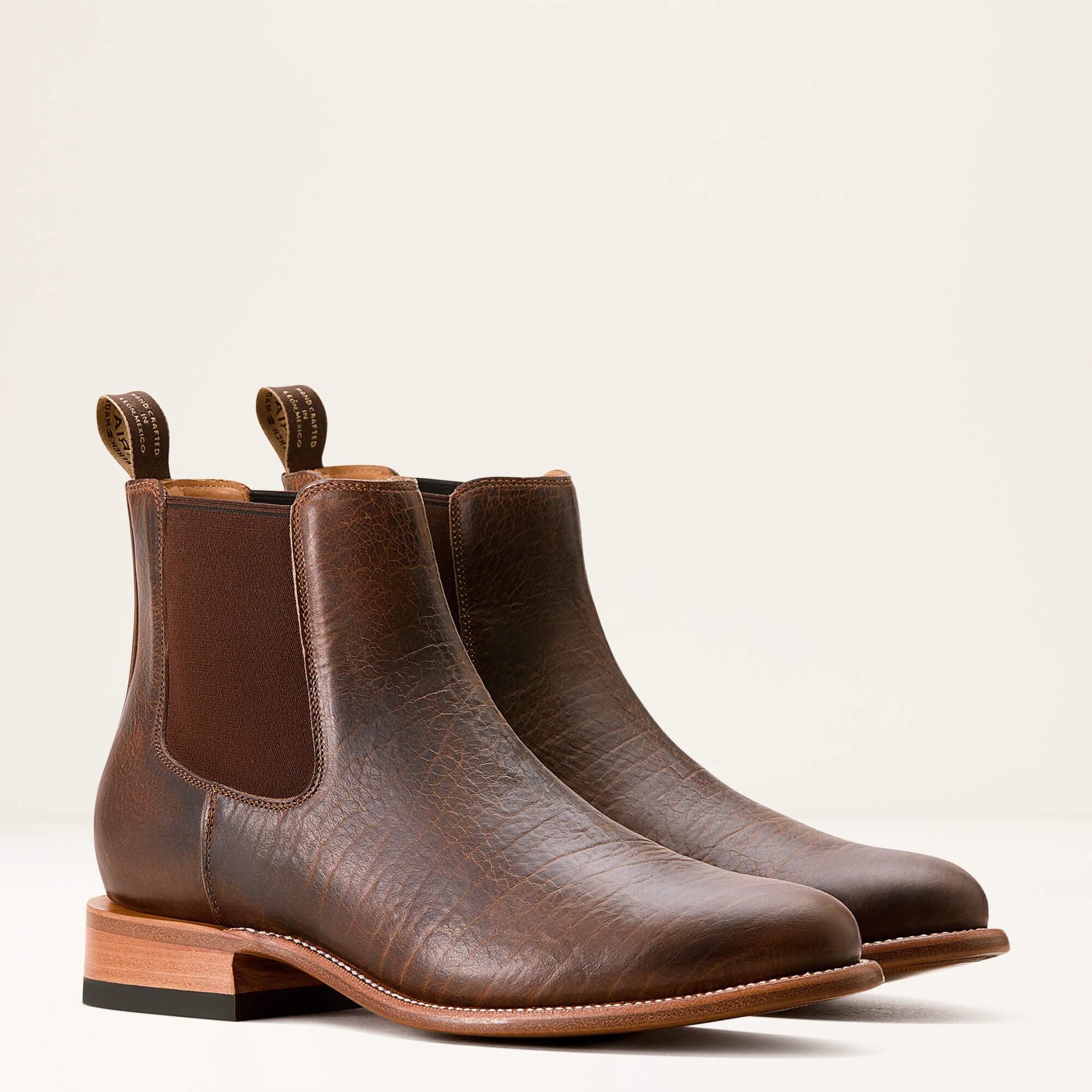 Bench Made Reed Western Boot Men - EARTH BROWN BISON