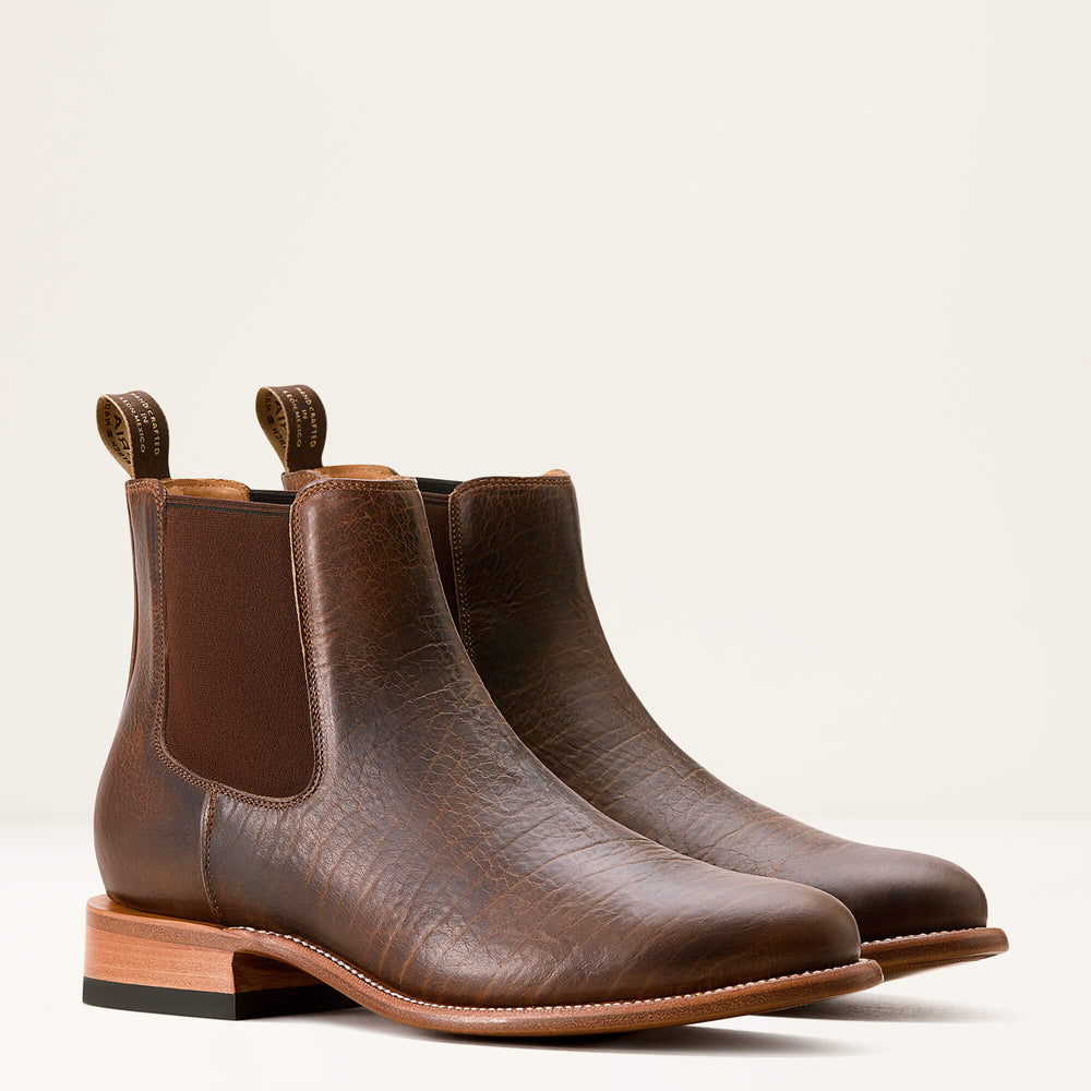 Bench Made Reed Western Boot Men - EARTH BROWN BISON