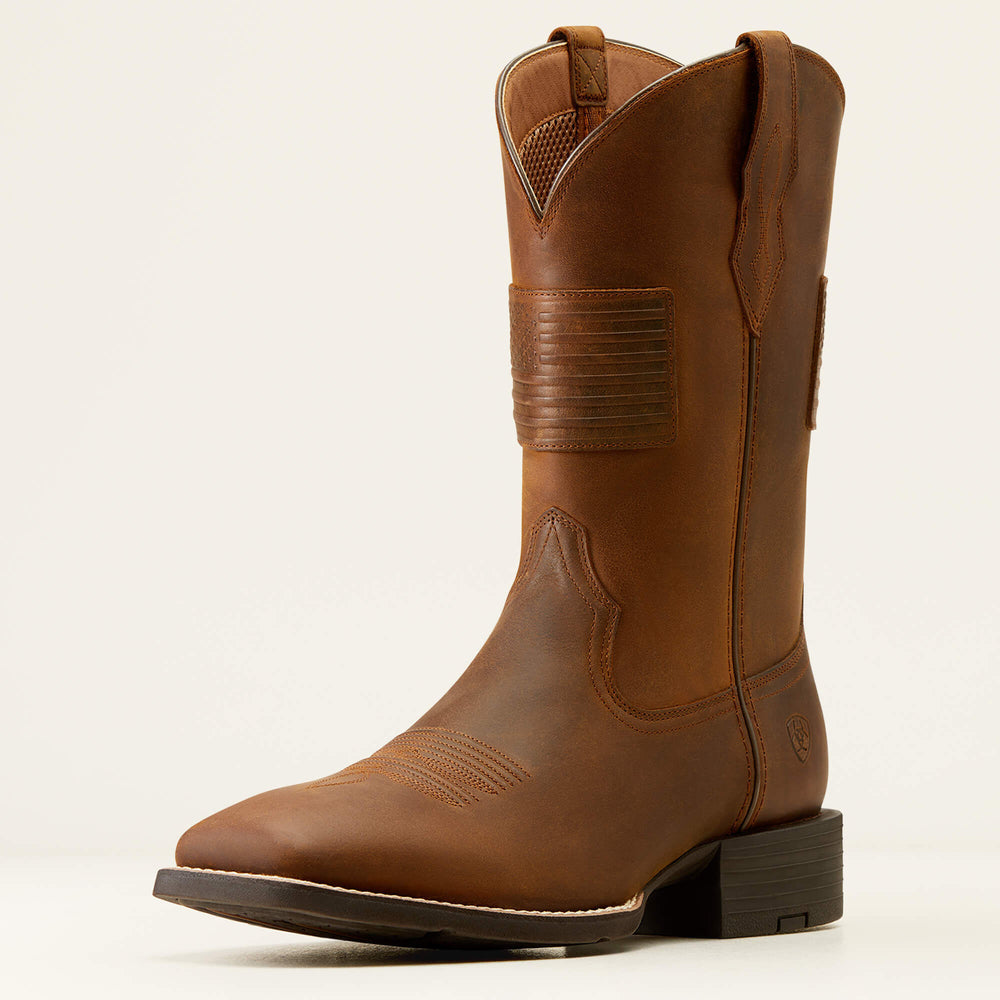 Sport Patriot II Western Boot Men - DISTRESSED TAN
