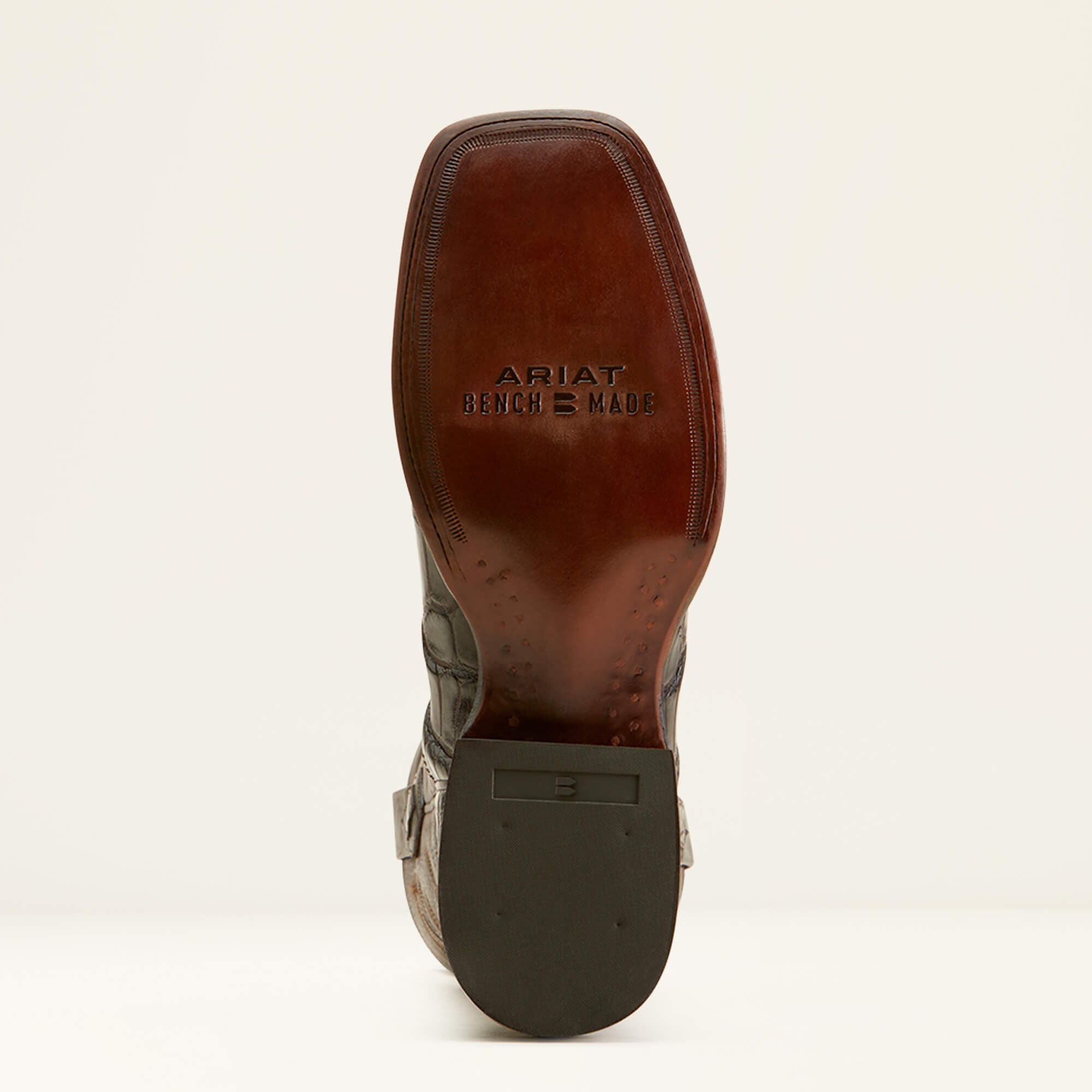 Bench Made Bassett Western Boot Men - HICKORY AMERICAN ALLIGATOR TAIL
