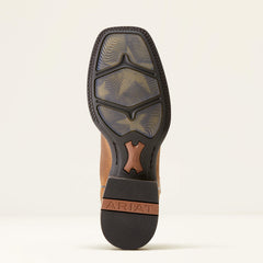 Oakwood Cowboy Boot Men - EARTH/DISTRESSED BROWN