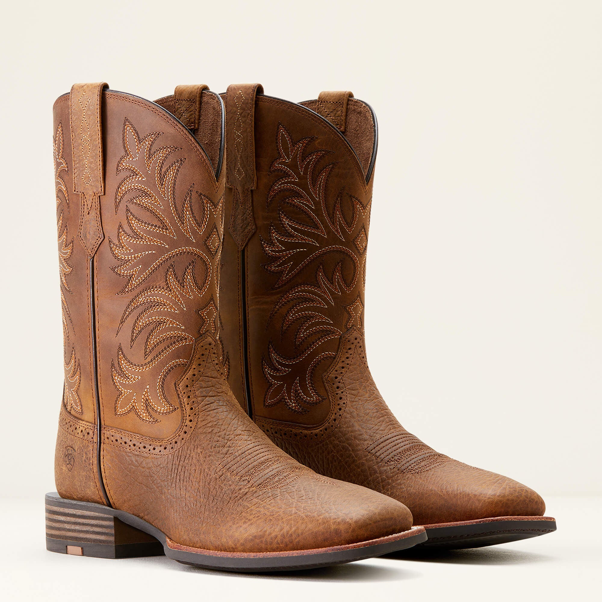 Oakwood Cowboy Boot Men - EARTH/DISTRESSED BROWN