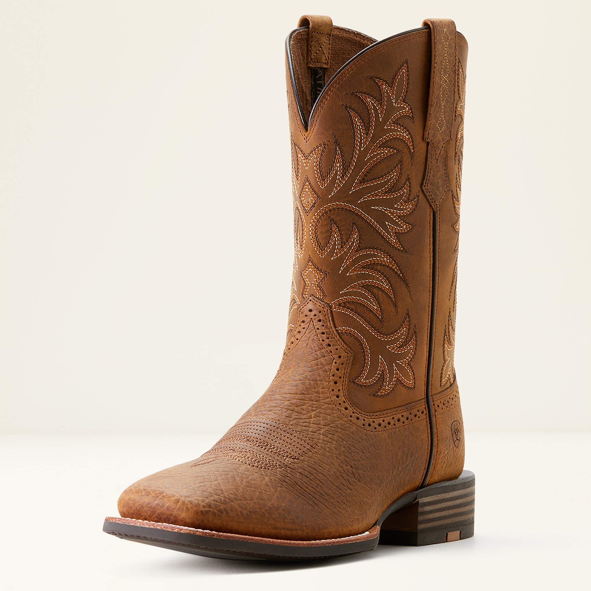 Oakwood Cowboy Boot Men - EARTH/DISTRESSED BROWN