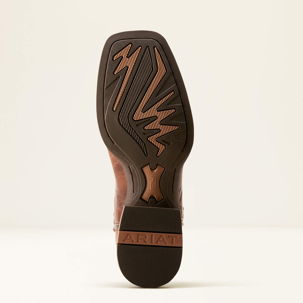Slingshot Cowboy Boot Men - DARK TAN/EASY GREEN