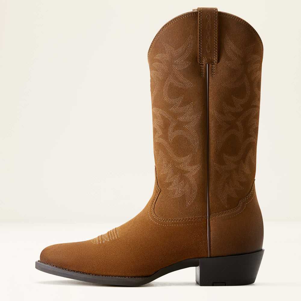 Heritage R Toe Western Boot Men - DIJON SUEDE