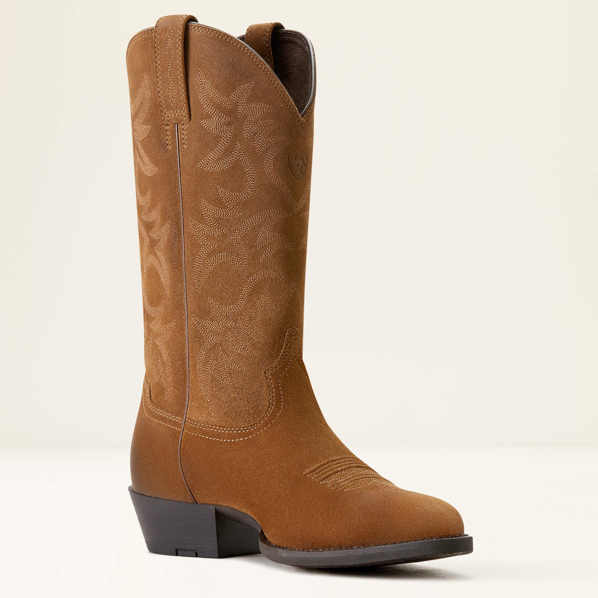 Heritage R Toe Western Boot Men - DIJON SUEDE