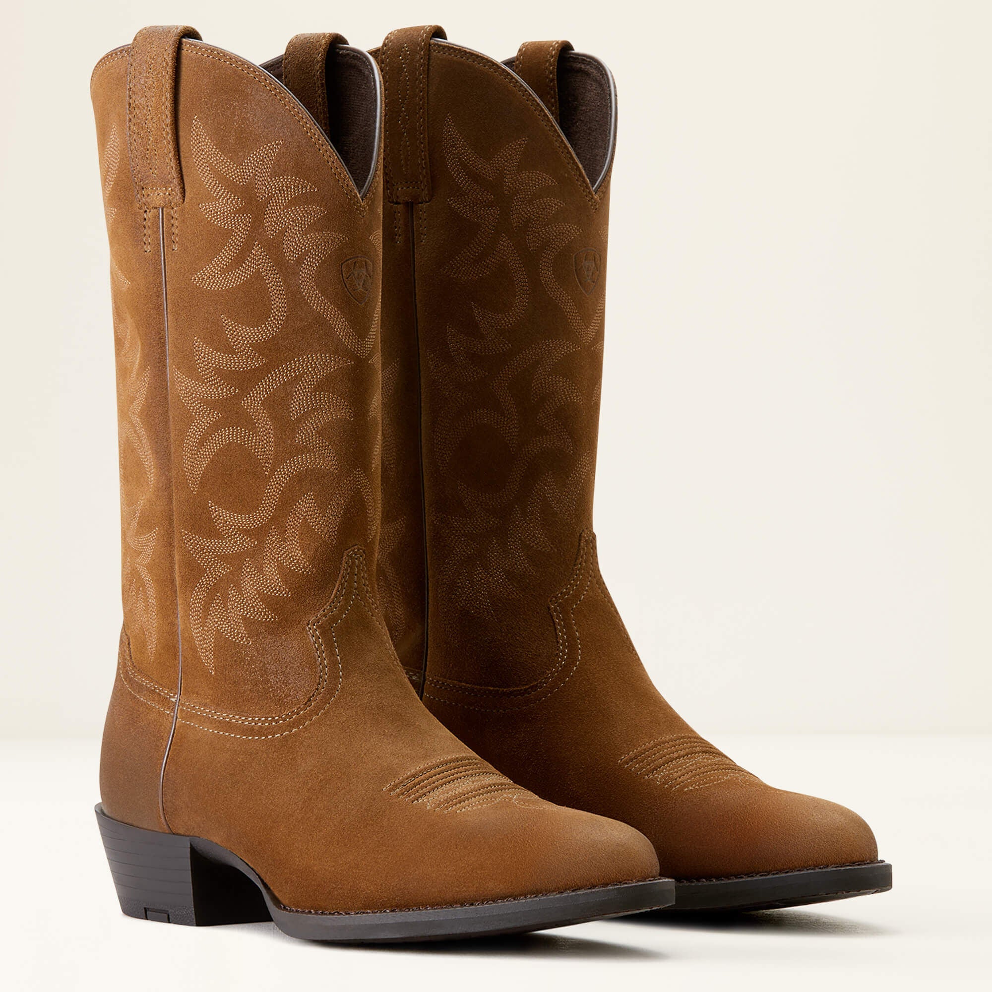 Heritage R Toe Western Boot Men - DIJON SUEDE