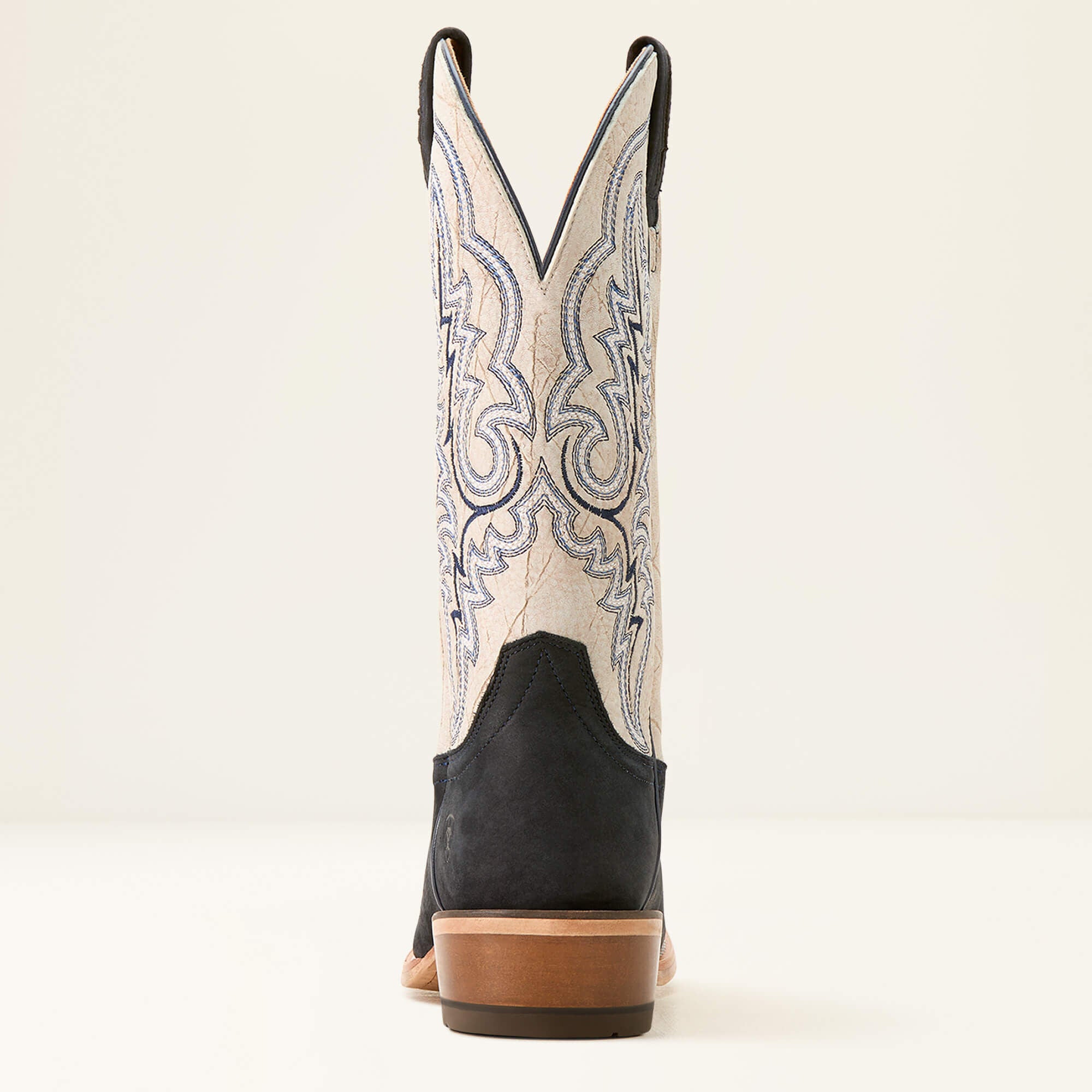 Futurity Relentless Bama Fury Cowboy Boot Men - NAVY BISON/SHREDDED WHITE