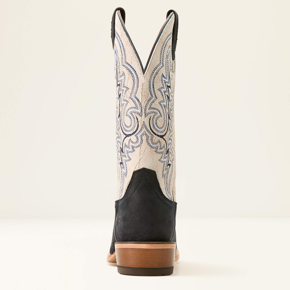 Futurity Relentless Bama Fury Cowboy Boot Men - NAVY BISON/SHREDDED WHITE