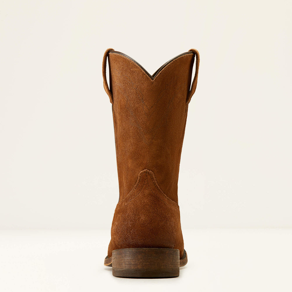 Downtown Western Boot Men - OILED TAN SUEDE