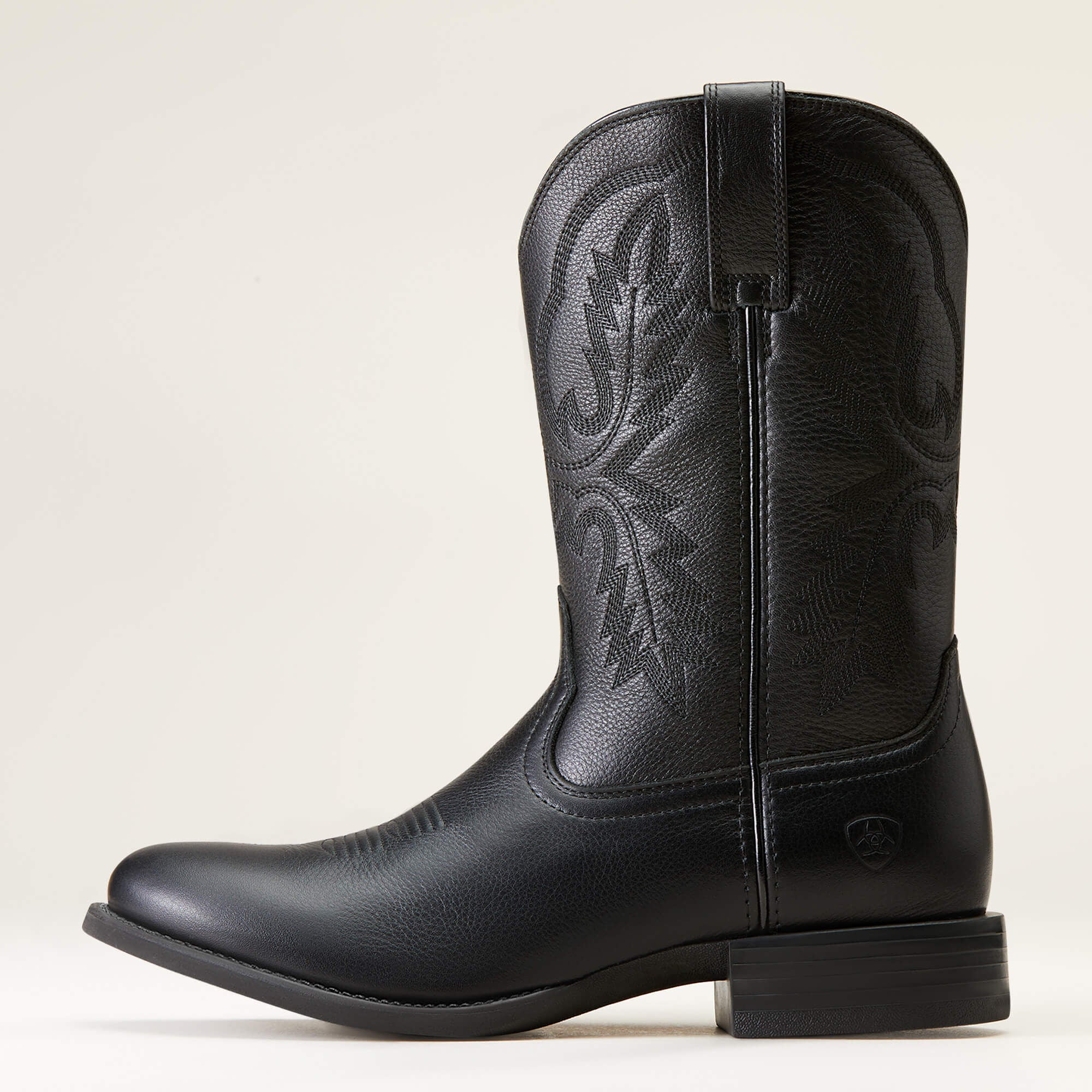 Sport Stratten Cowboy Boot Men - BLACK DEERTAN