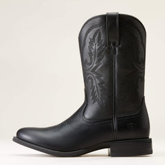 Sport Stratten Cowboy Boot Men - BLACK DEERTAN