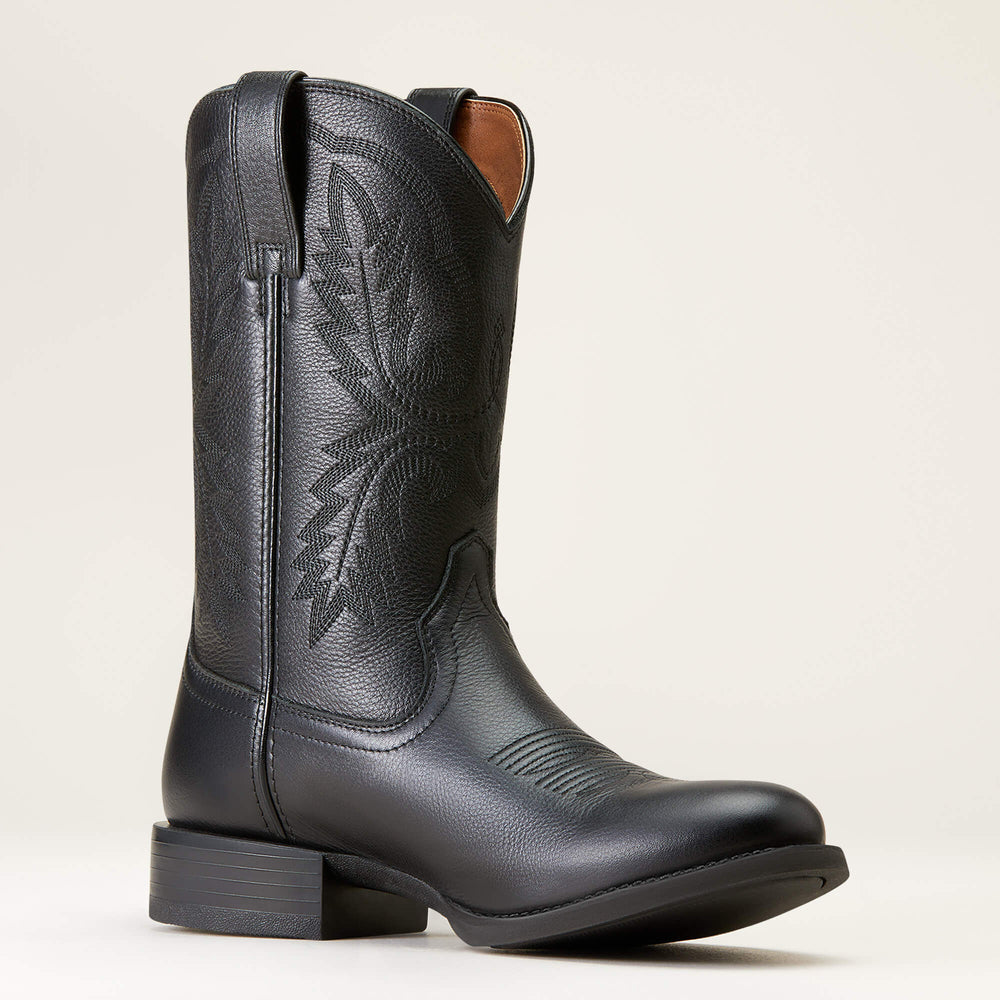 Sport Stratten Cowboy Boot Men - BLACK DEERTAN