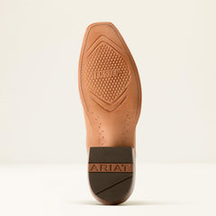 Futurity Champ Cowboy Boot Men - FLAXEN TAN/TRUE RED