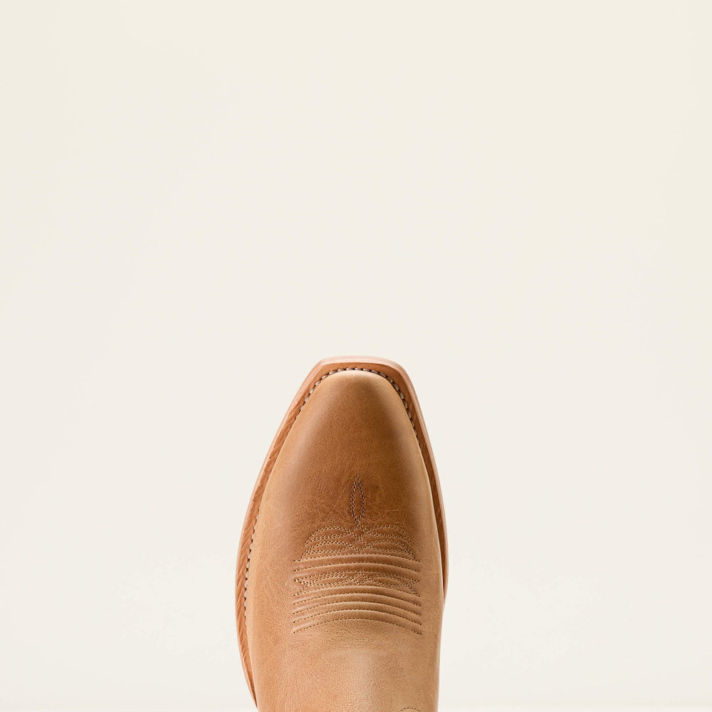 Futurity Champ Cowboy Boot Men - FLAXEN TAN/TRUE RED