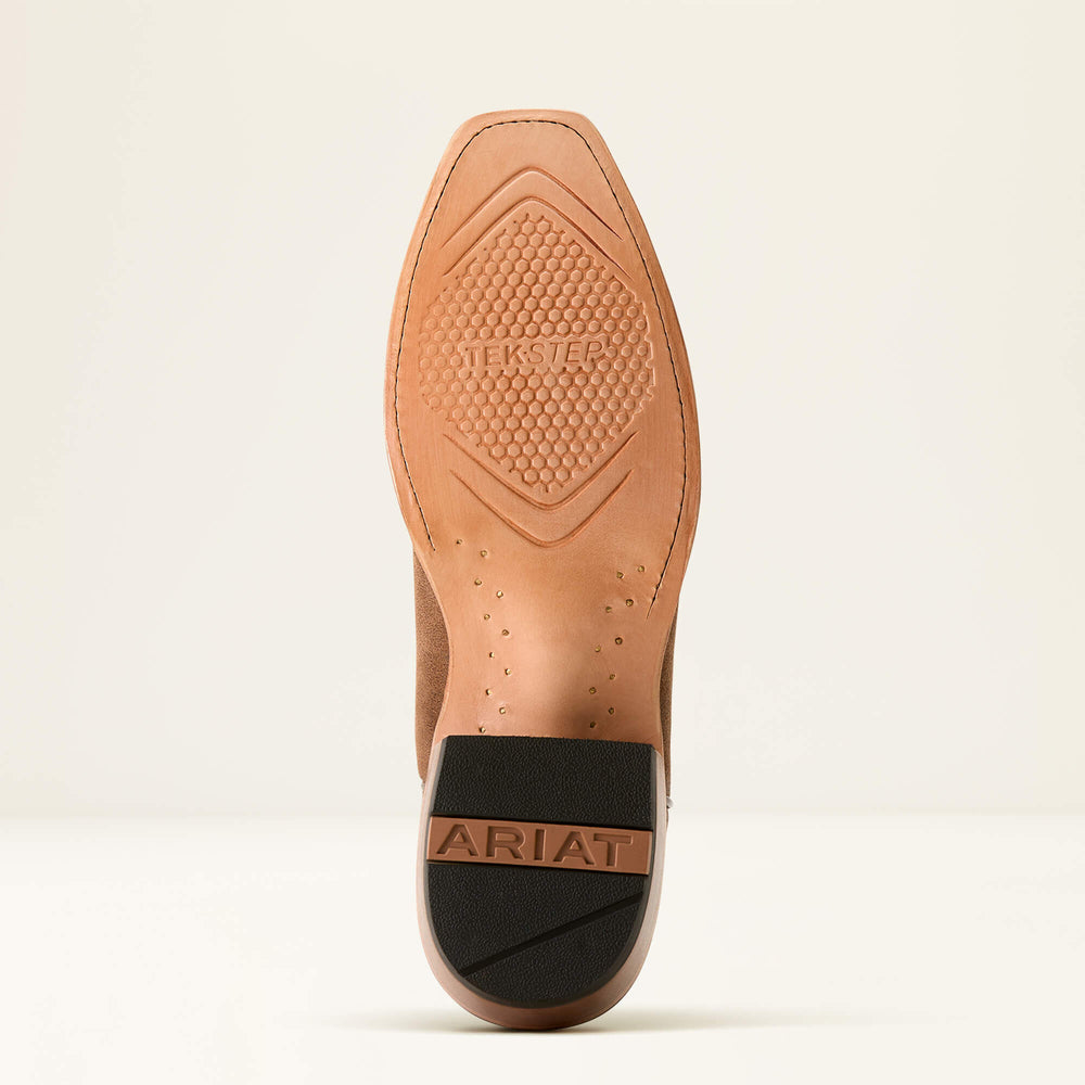 Futurity Champ Cowboy Boot Men - DIJON ROUGHOUT/ROYAL PURPLE