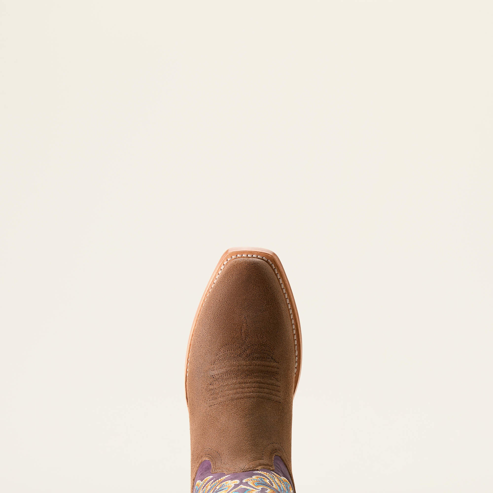 Futurity Champ Cowboy Boot Men - DIJON ROUGHOUT/ROYAL PURPLE