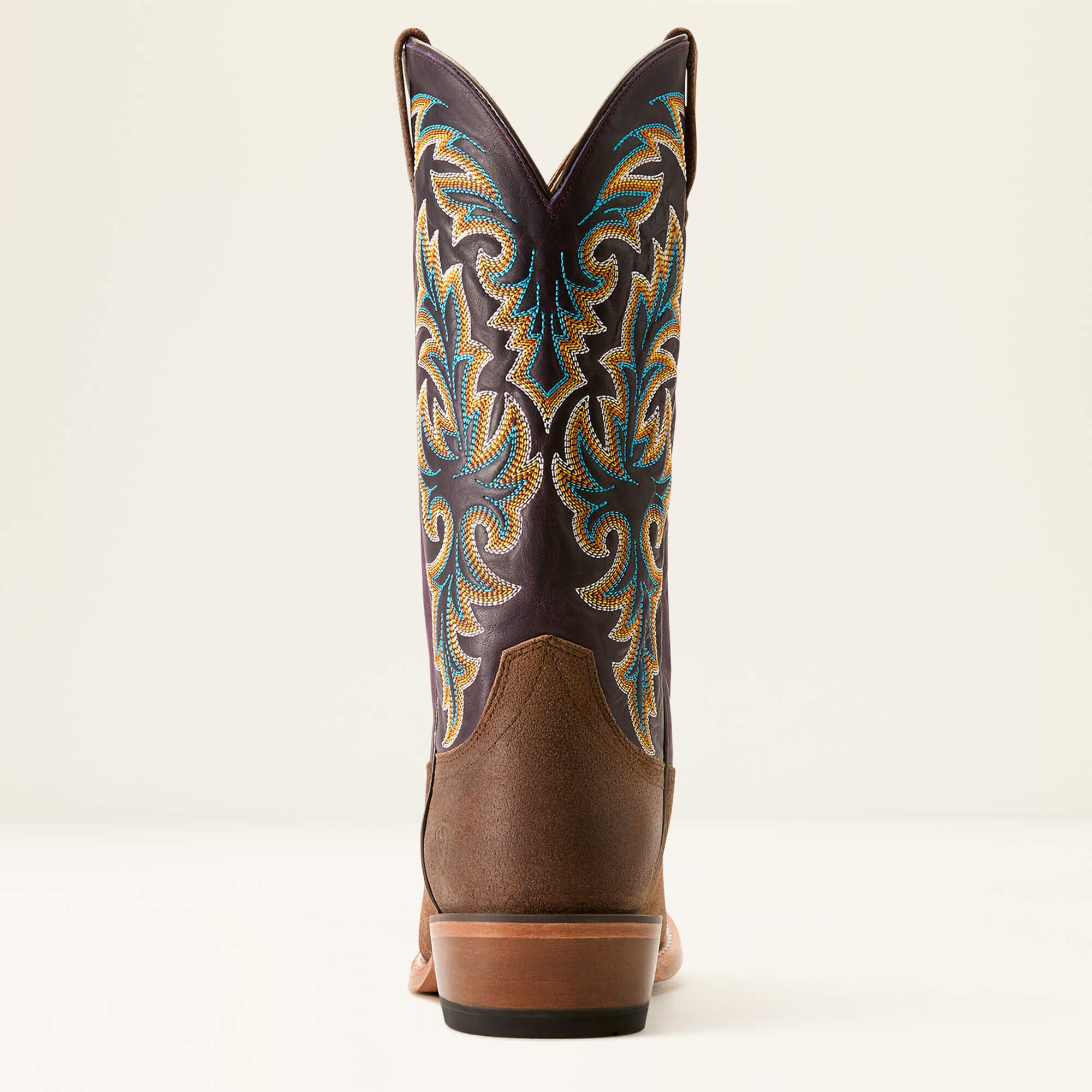 Futurity Champ Cowboy Boot Men - DIJON ROUGHOUT/ROYAL PURPLE
