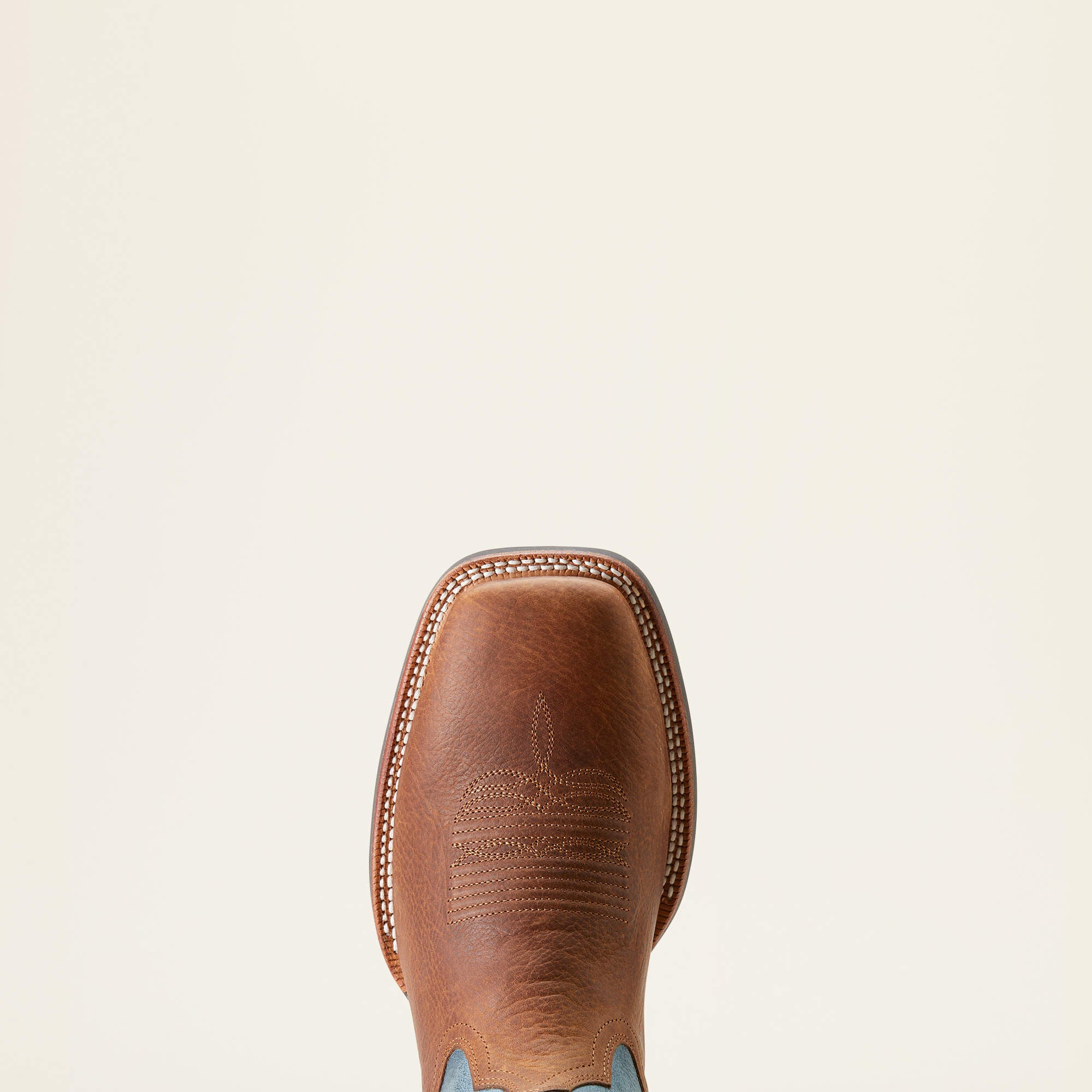 Hudson Cowboy Boot Men - WICKER BROWN/DIGNITY BLUE