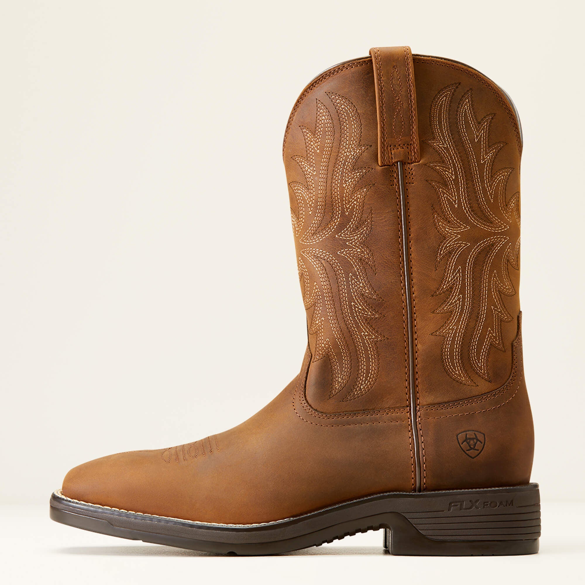 Ridgeback Cowboy Boot Men - OILY DISTRESSED TAN