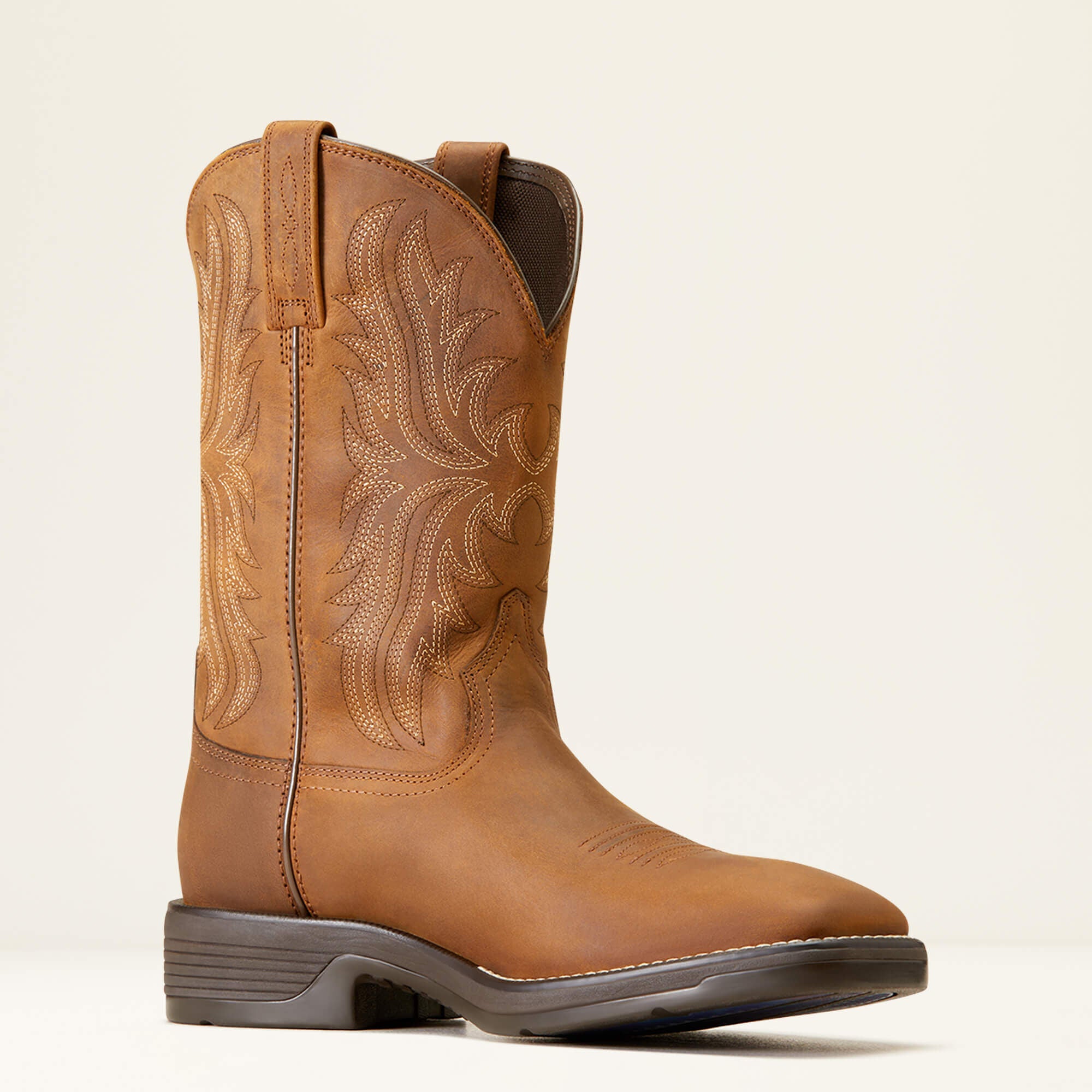 Ridgeback Cowboy Boot Men - OILY DISTRESSED TAN