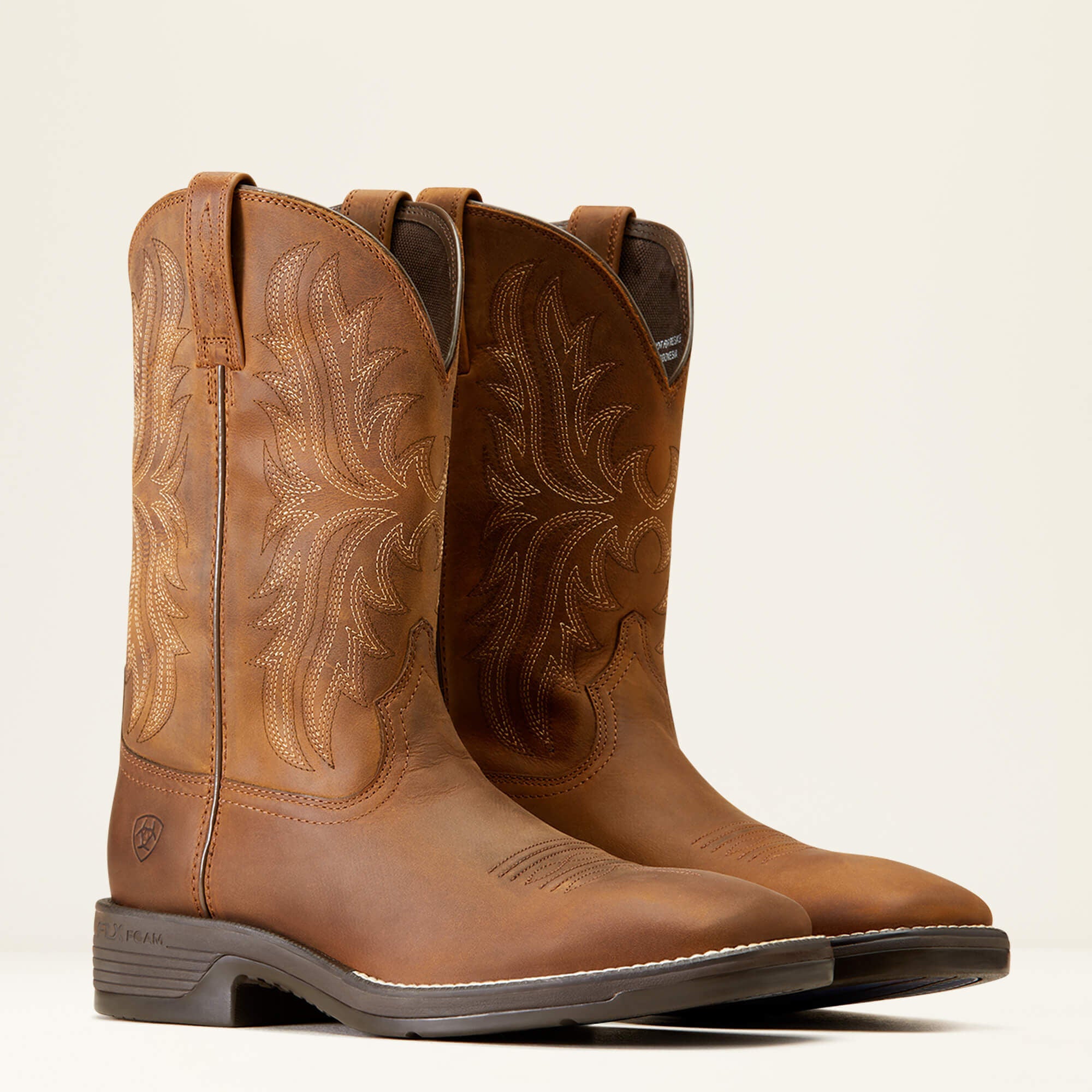Ridgeback Cowboy Boot Men - OILY DISTRESSED TAN