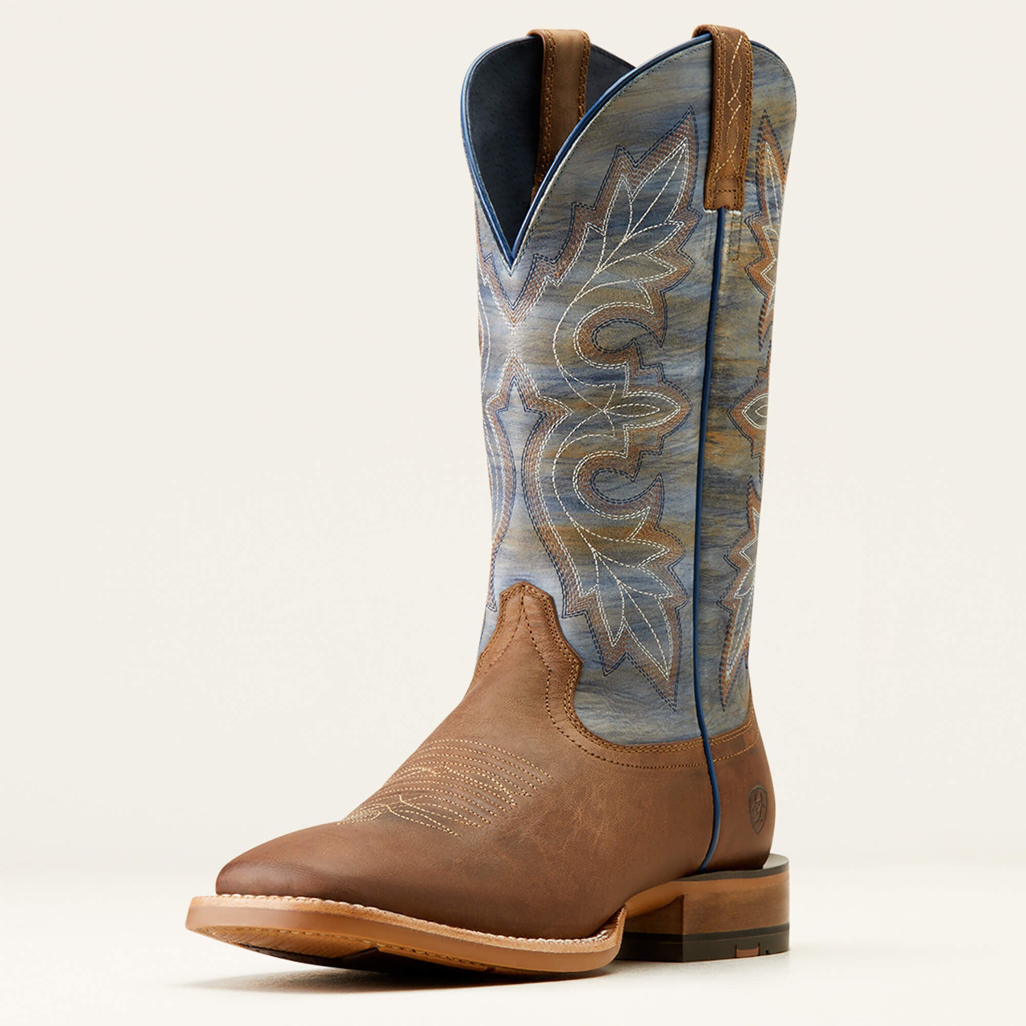 Standout Cowboy Boot Men - LOCO BROWN/CLOUD BLUE