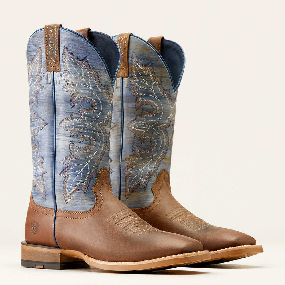 Standout Cowboy Boot Men - LOCO BROWN/CLOUD BLUE