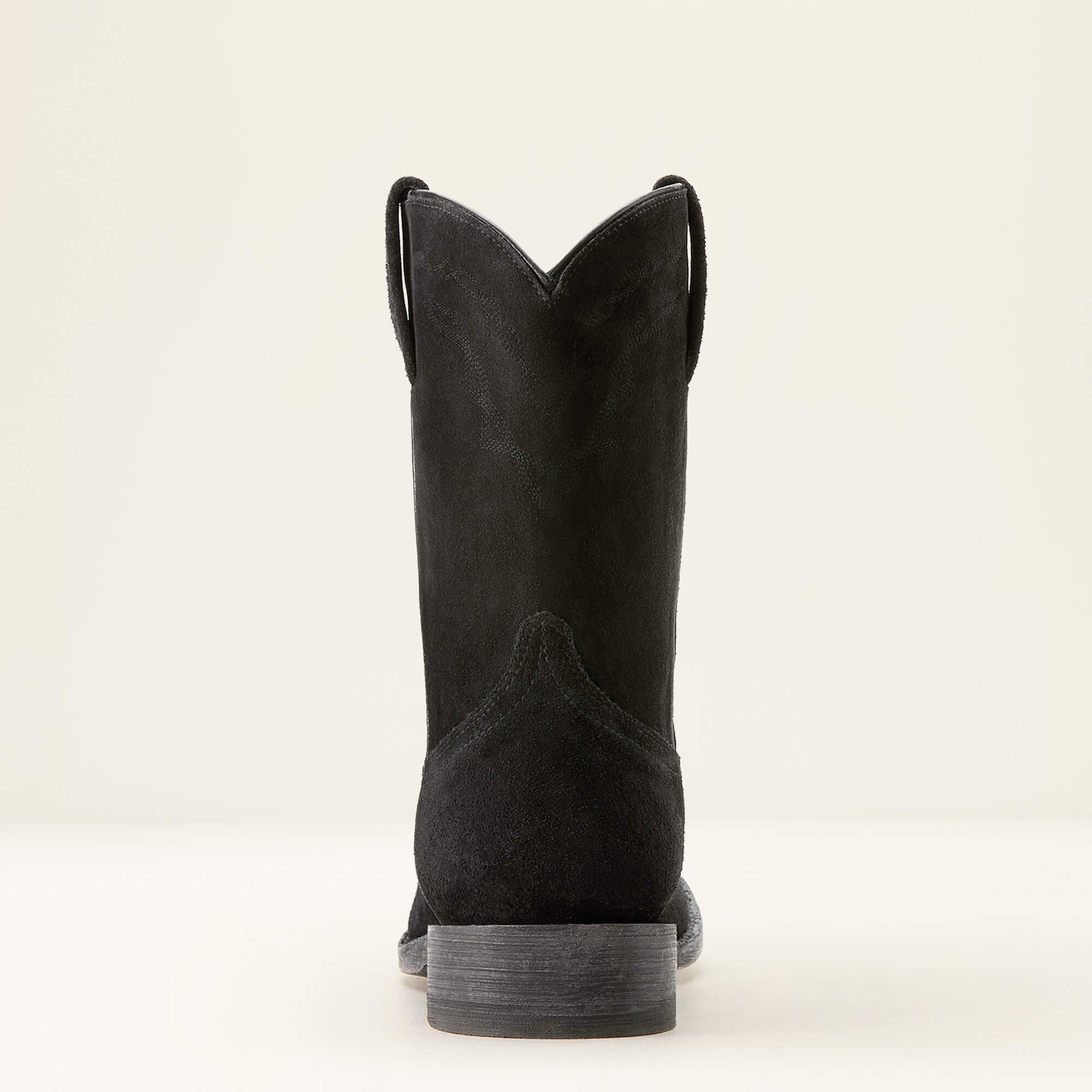 Downtown Western Boot Men - STONEWASHED BLACK SUEDE