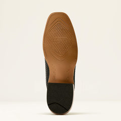 Futurity Streak Cowboy Boot Men - MATTE BLACK PYTHON/AUTHENTIC BROWN