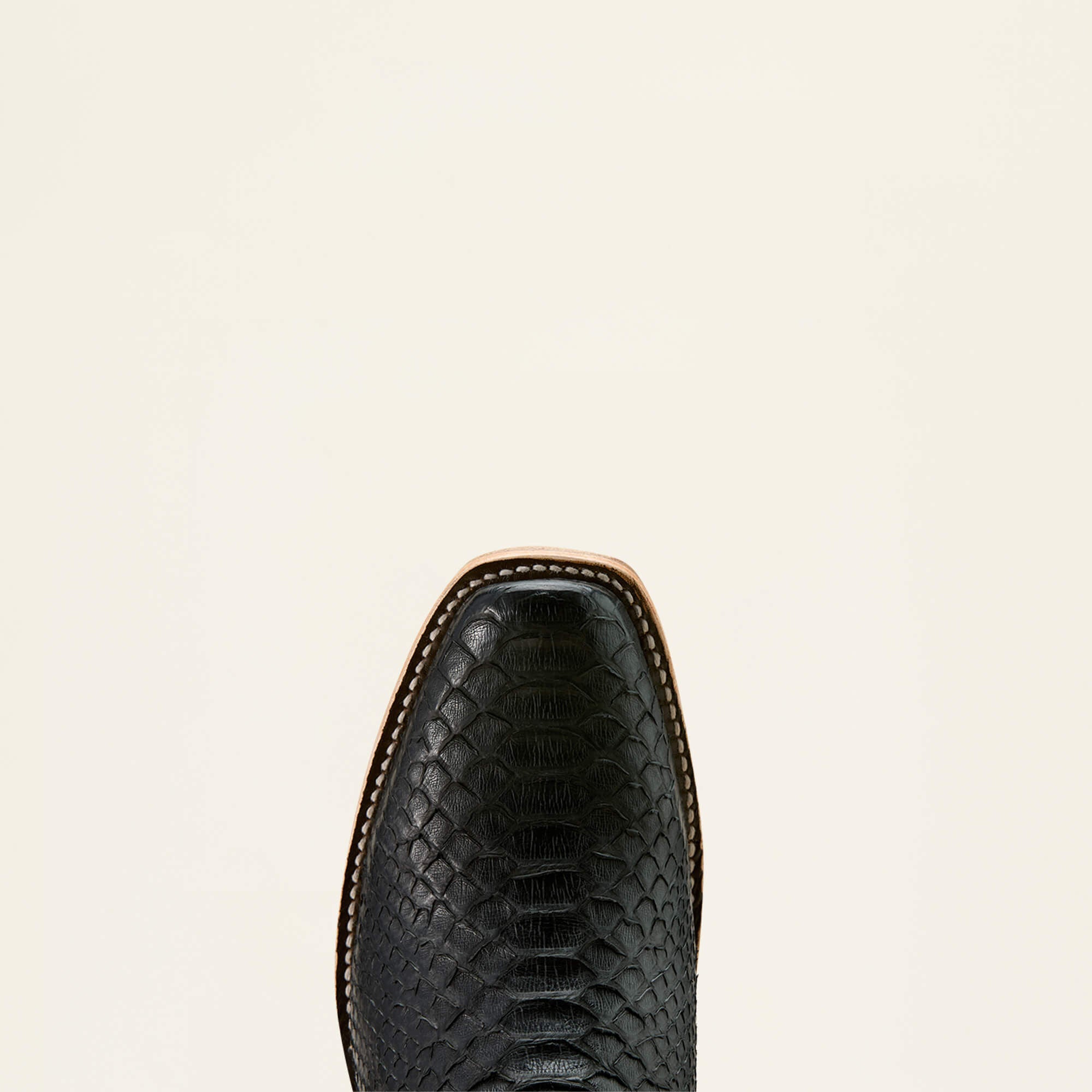 Futurity Streak Cowboy Boot Men - MATTE BLACK PYTHON/AUTHENTIC BROWN