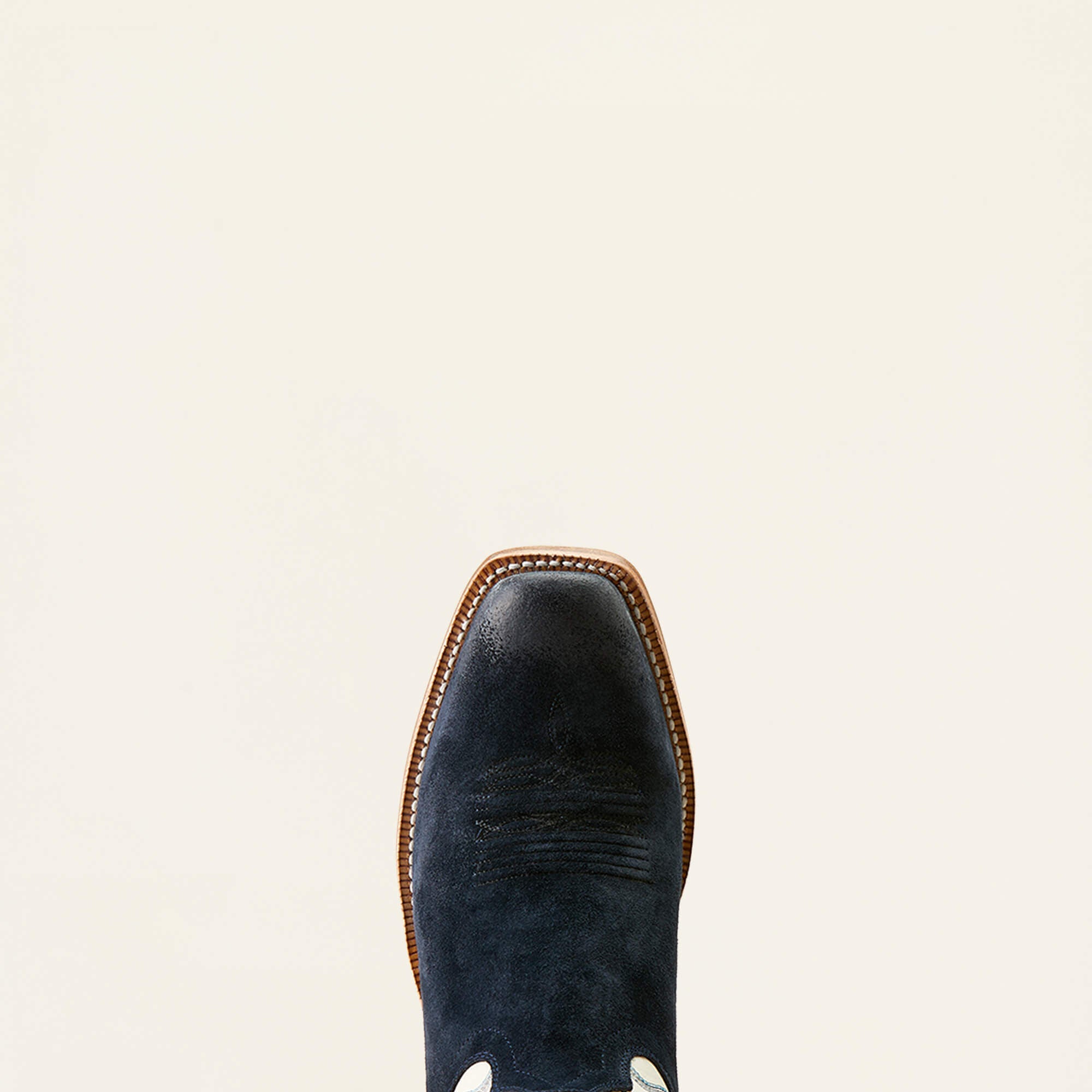 Futurity Time Cowboy Boot Men - POLO BLUE ROUGHOUT/BLANCO