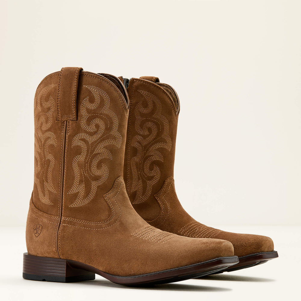 Bodie Western Boot Men - CHESTNUT SUEDE