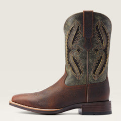 Rowder VentTEK 360 Wide Square Toe Cowboy Boot Men - ROWDY RUST