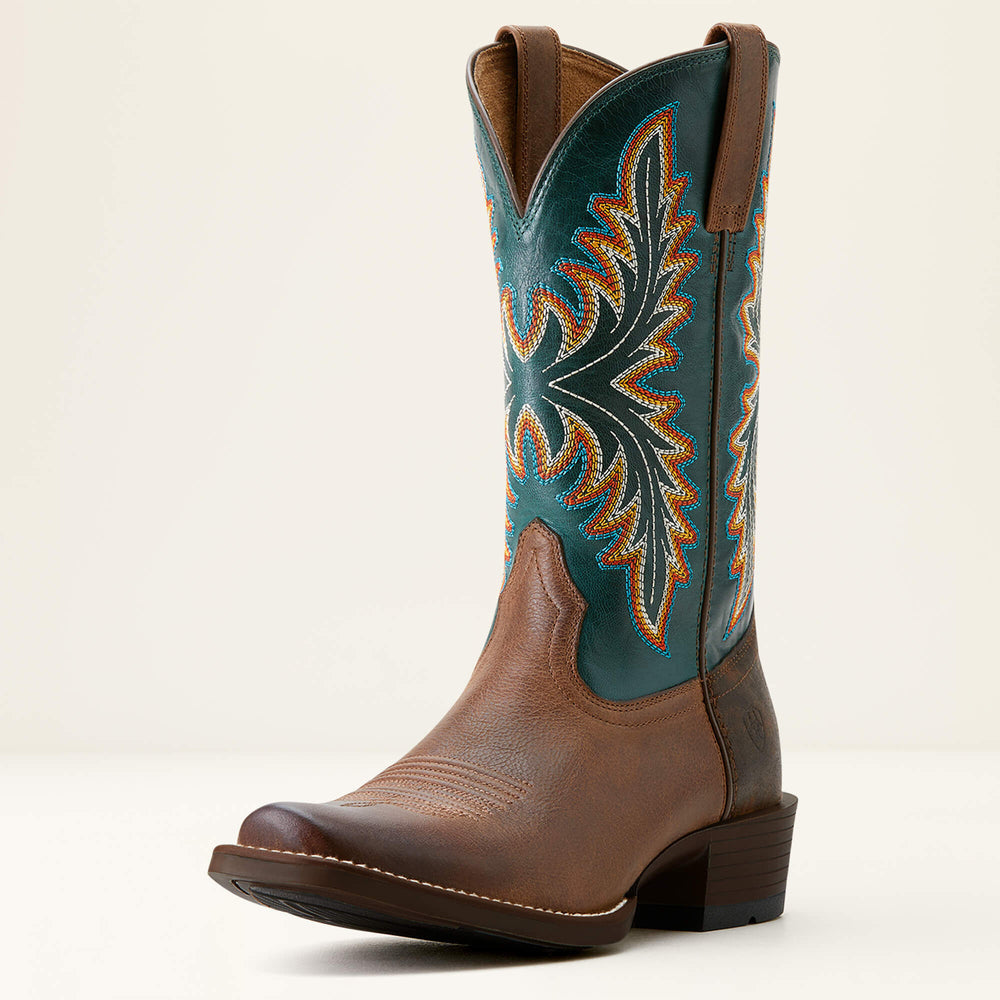 Renegade Cowboy Boot Men - VINTAGE OAK/DEEP TEAL