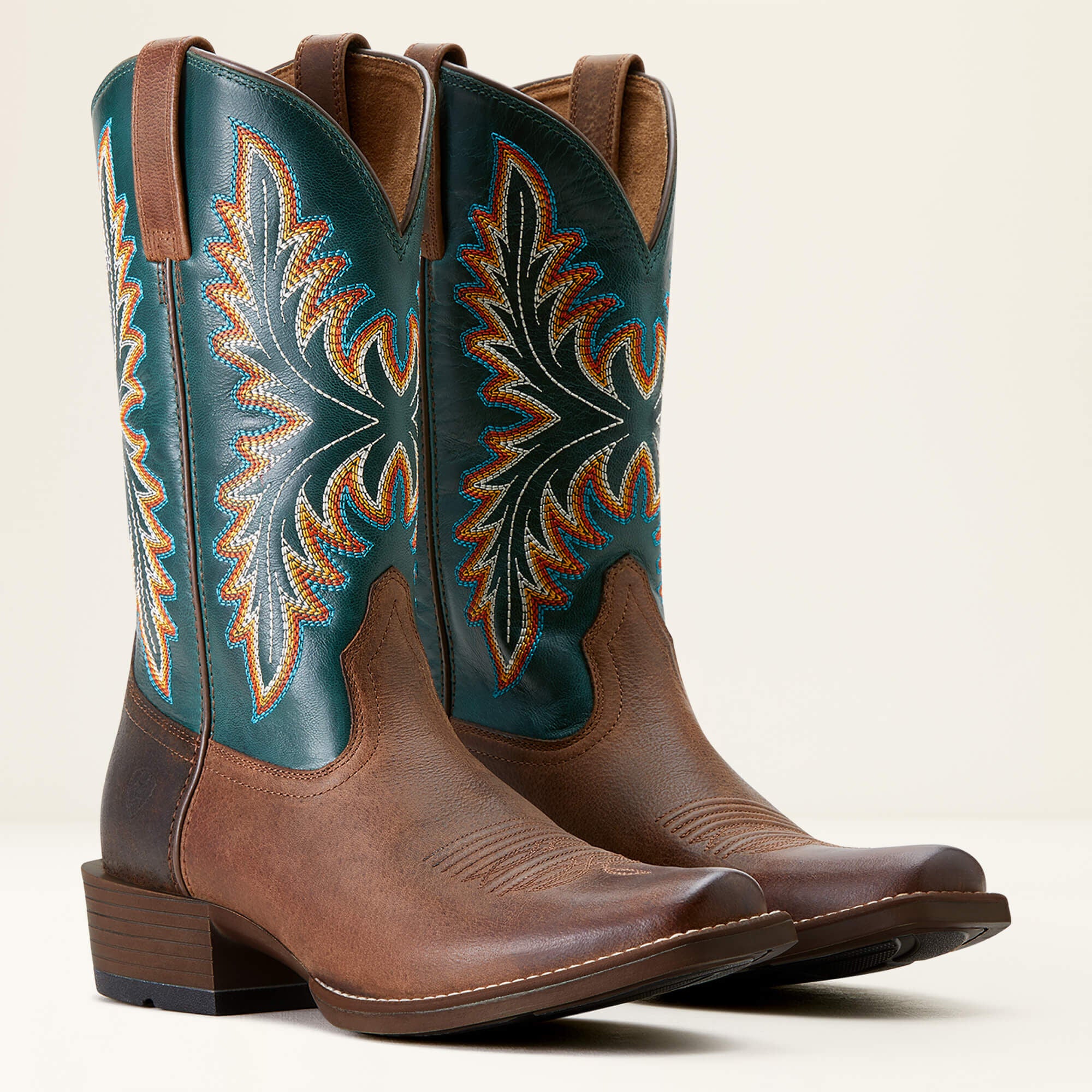Renegade Cowboy Boot Men - VINTAGE OAK/DEEP TEAL