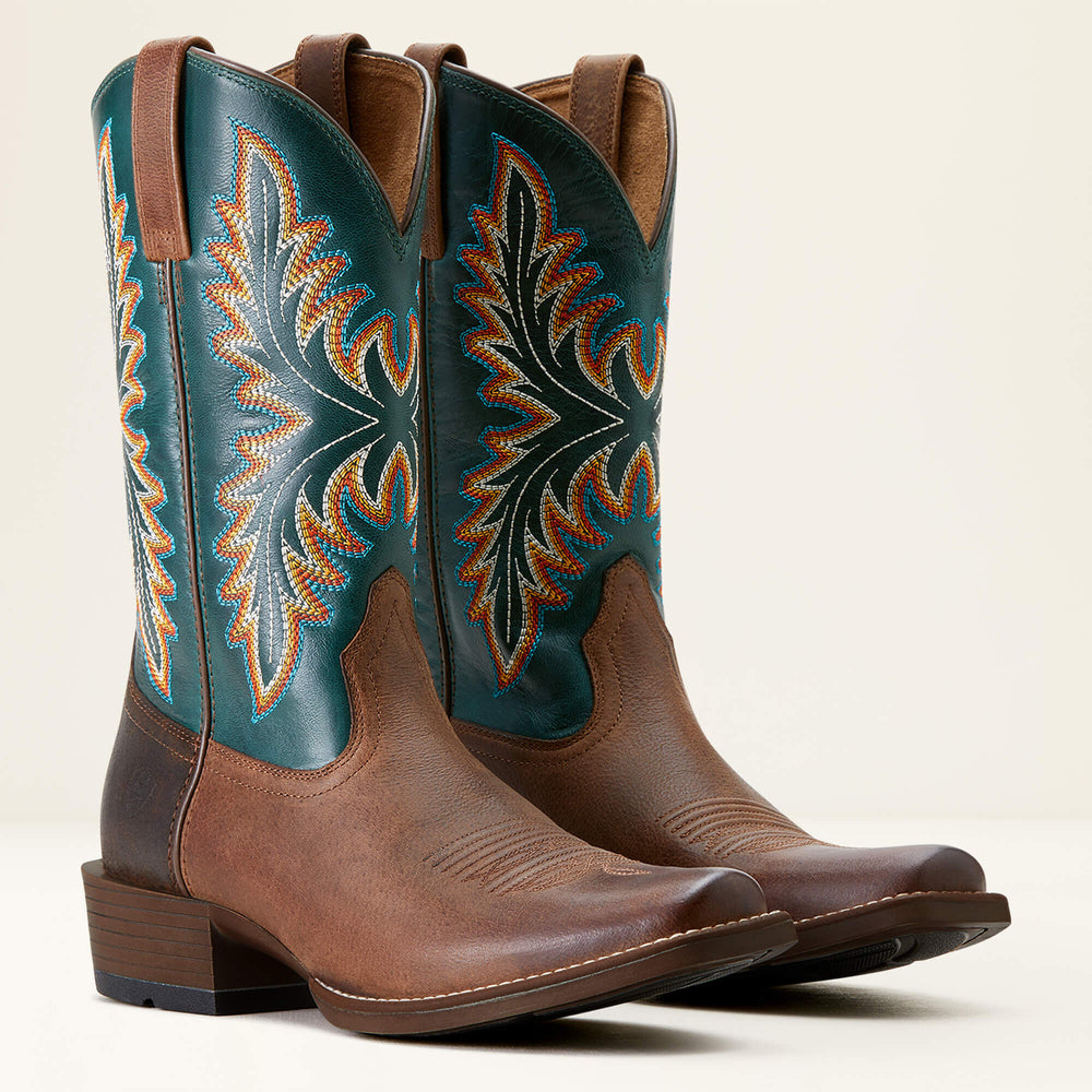 Renegade Cowboy Boot Men - VINTAGE OAK/DEEP TEAL