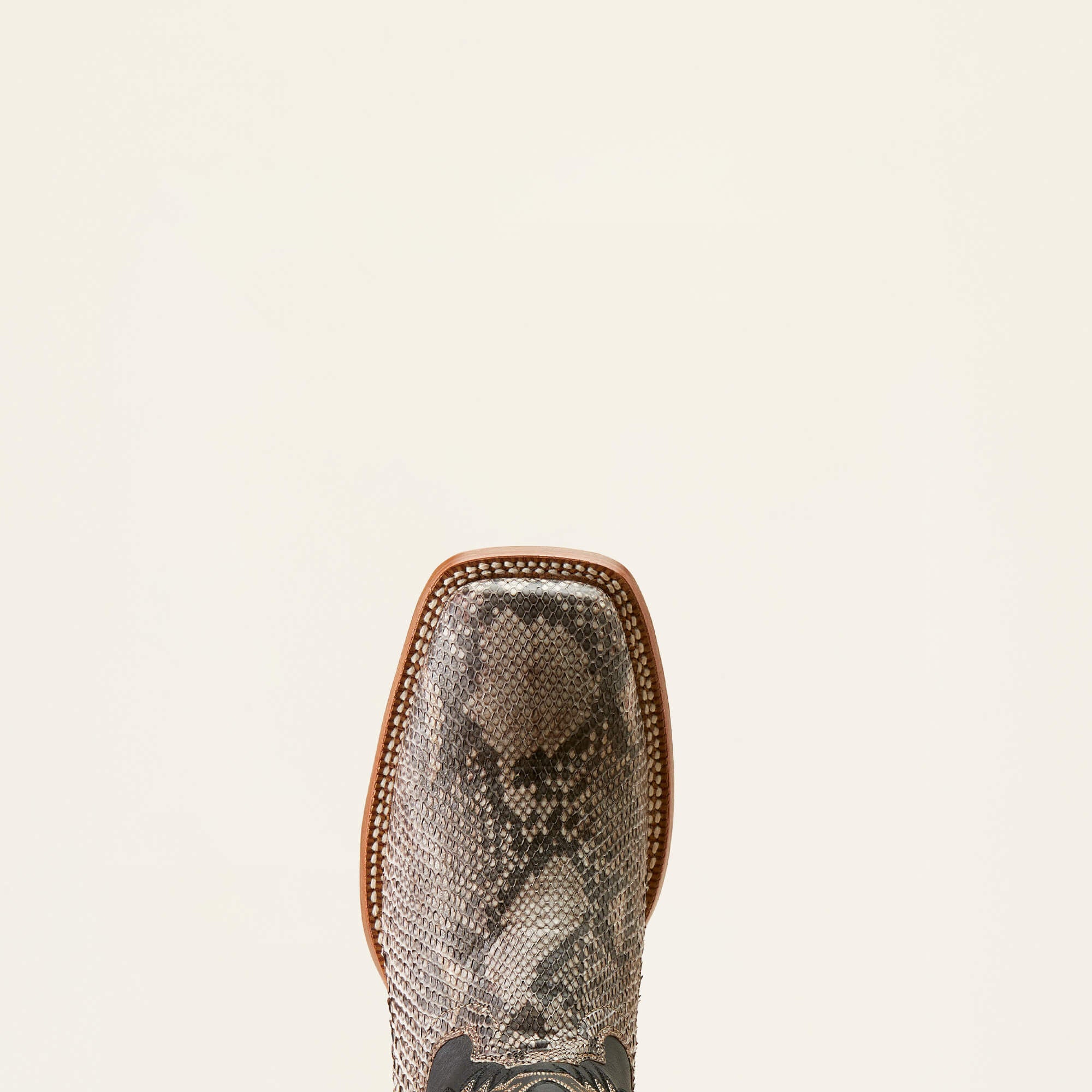 Dry Gulch Cowboy Boot Men - TAN PYTHON/ANCIENT BLACK
