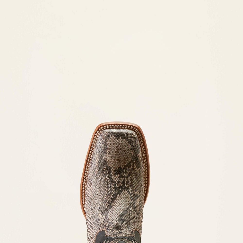 Dry Gulch Cowboy Boot Men - TAN PYTHON/ANCIENT BLACK