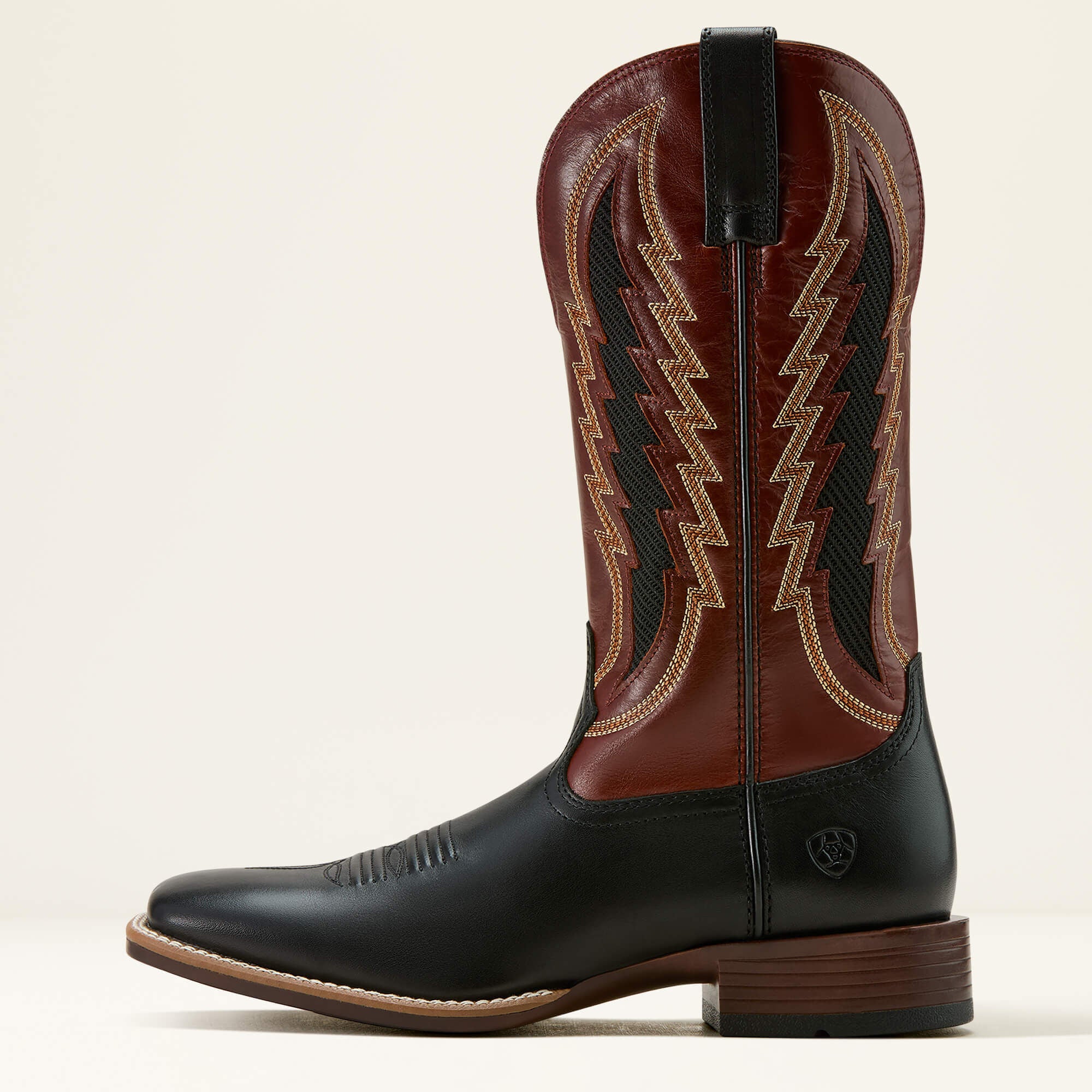 Dakota VentTEK Cowboy Boot Men - SUPPLE BLACK/CINNAMON