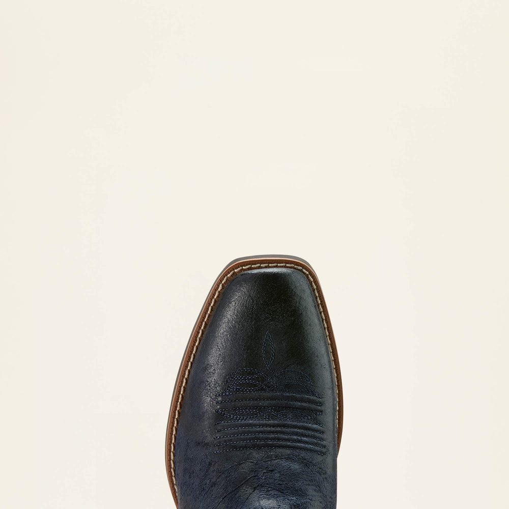 Hustler Cowboy Boot Men - MIDNIGHT BLUE/DARK TAN