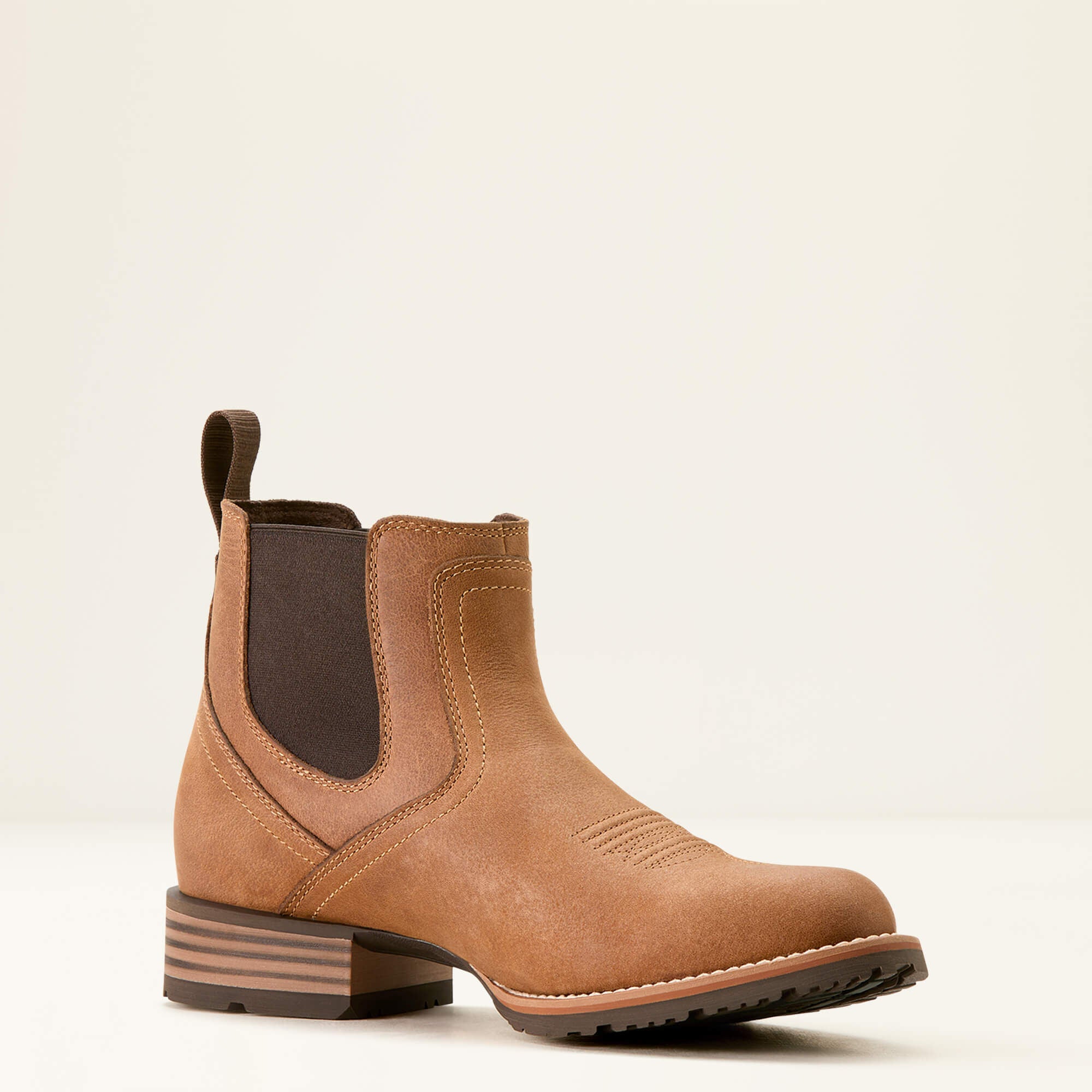 Hybrid Low Boy Round Toe Western Boot Men - DESERT BROWN