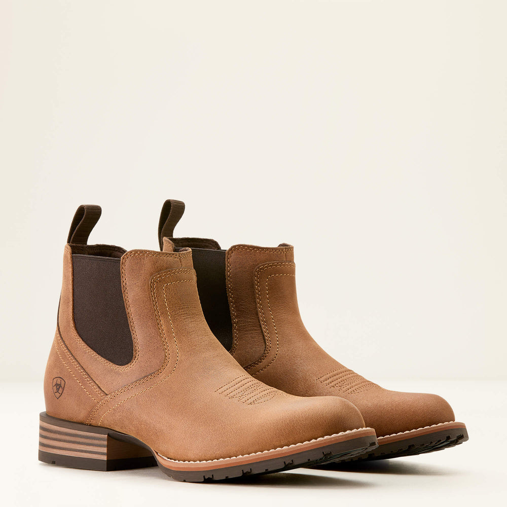 Hybrid Low Boy Round Toe Western Boot Men - DESERT BROWN