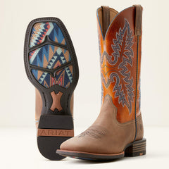 Hudson Cowboy Boot Men - LIGHT TAN/MARIGOLD