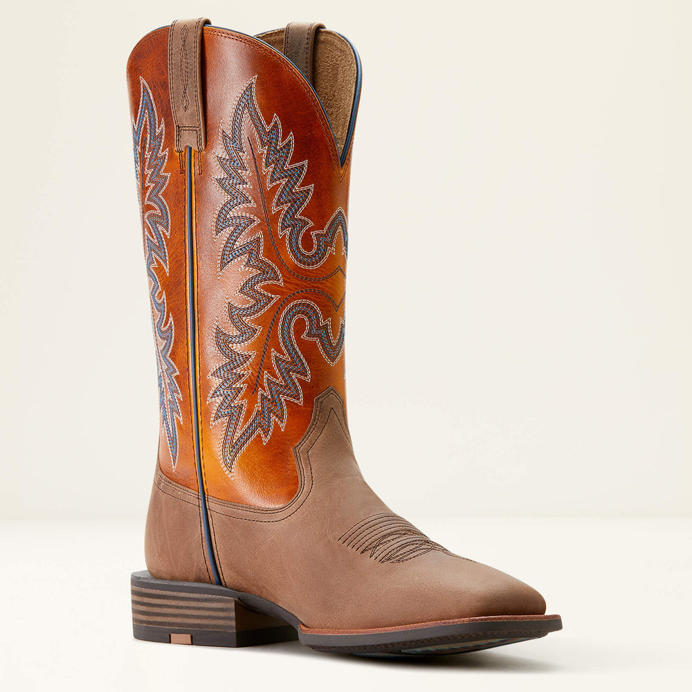 Hudson Cowboy Boot Men - LIGHT TAN/MARIGOLD