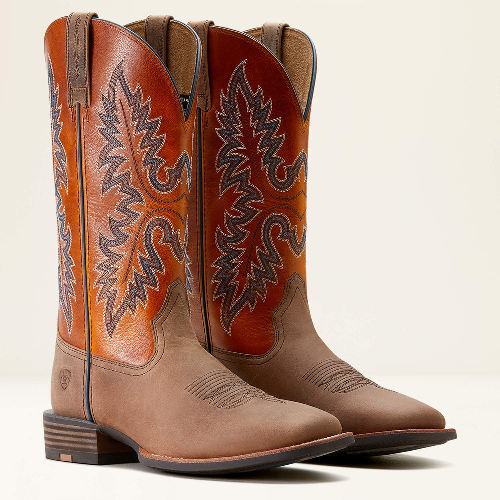 Hudson Cowboy Boot Men - LIGHT TAN/MARIGOLD